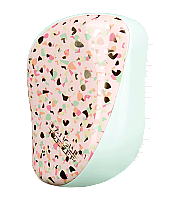 Tangle Teezer Compact Styler Terrazzo - Расческа для волос, цвет розовый/золотой/белый